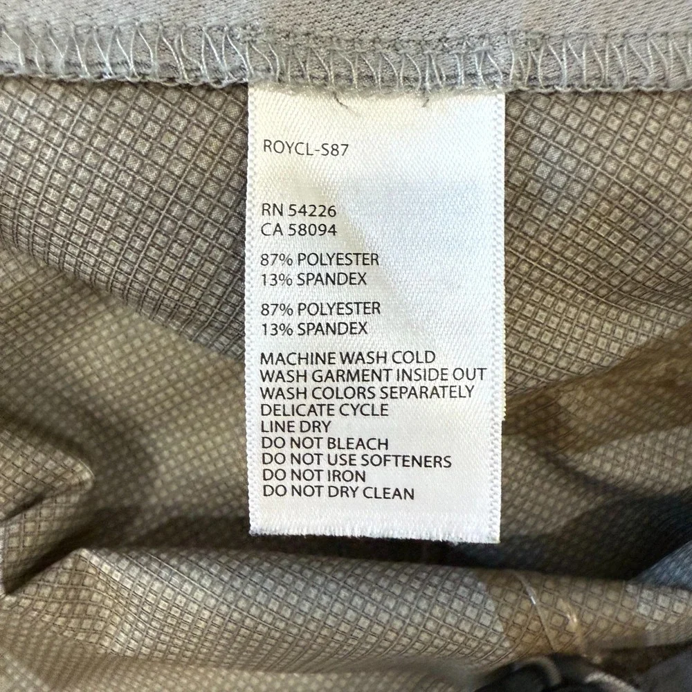 Royal Robbins Men's Grey Hooded Lightweight Waterproof Rain‎ Jacket Size M